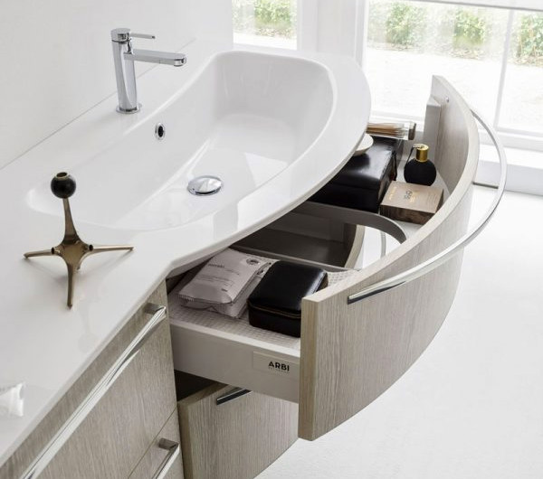 Раковина столешница для мебели в ванную комнату Joker Arbi. Дизайн сантехники. Сантехника для ванной комнаты
