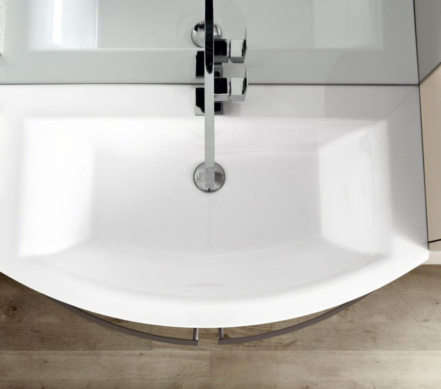 Раковина столешница для мебели в ванную комнату Zero Arbi. Дизайн сантехники. Сантехника для ванной комнаты