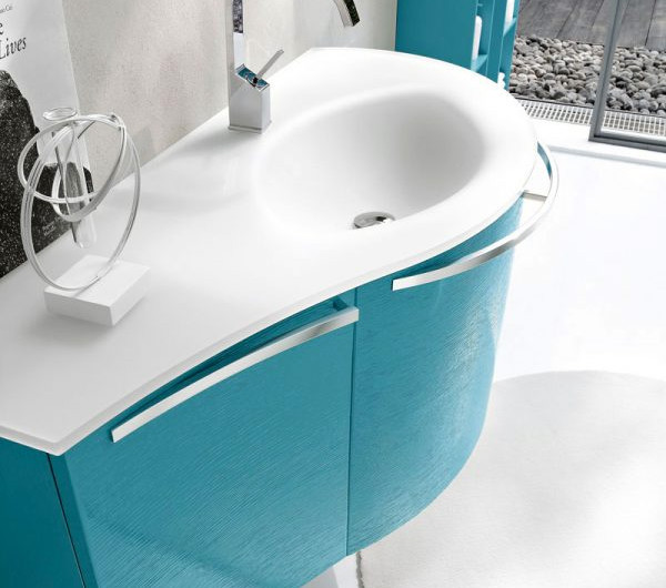 Раковина-столешница для мебели в ванную комнату Ovale Arbi. Дизайн сантехники. Дизайнерская сантехника для ванной комнаты