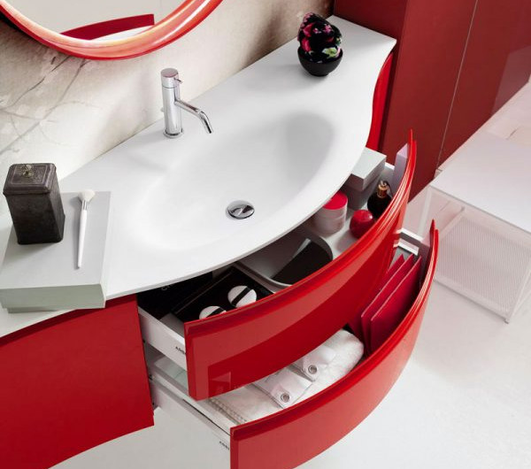 Раковина-столешница для мебели в ванную комнату Ovale Arbi. Дизайн сантехники. Дизайнерская сантехника для ванной комнаты
