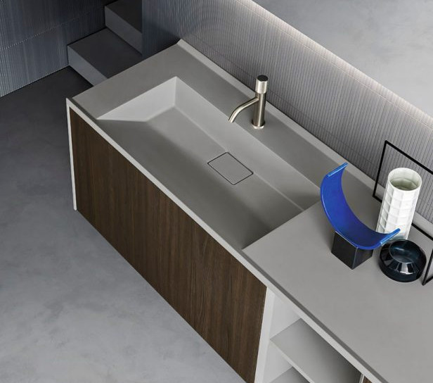 Раковина столешница для мебели в ванную комнату Ypsilon Arbi. Дизайн сантехники. Дизайнерская сантехника для ванной комнаты